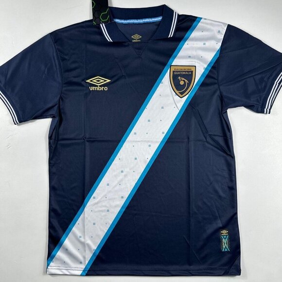 Umbro Guatemala National Soccer Team 2023/24 3rd Blue Jersey All Sizes - Picture 2 of 9